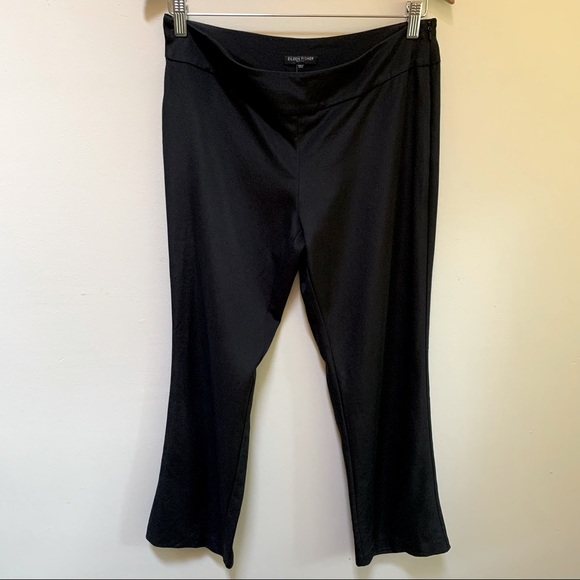 Eileen Fisher Petite Silk and Cotton Ankle Trousers - Picture 8 of 8